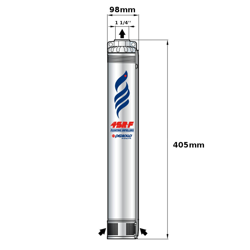 Prezzo Pompa Pedrollo 4SR 2/12 F sommersa da 1,00hp - TuttoProfessionale