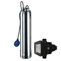 Kit Pompa sommersa 1,00hp M40/10A con Presscontrol 2,2 bar