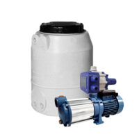 Kit Serbatoio 100 Litri Pompa 1,0hp con Presscontrol