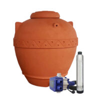 Kit Serbatoio 1000 Litri Pompa 1,0hp Con Presscontrol