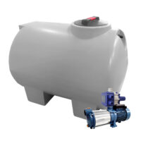Kit Serbatoio 1000 Litri Pompa 1,0hp Con Presscontrol