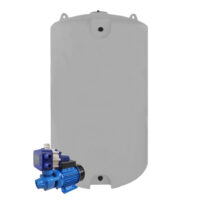 Kit Serbatoio 1500 Litri Pompa 0,5hp Con Presscontrol