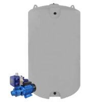 Kit Serbatoio 2000 Litri Pompa 0,5hp Con Presscontrol