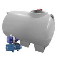 Kit Serbatoio 2000 Litri Pompa 1,0hp Con Presscontrol