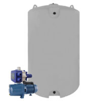 Kit Serbatoio 2000 Litri Pompa 1,0hp Con Presscontrol