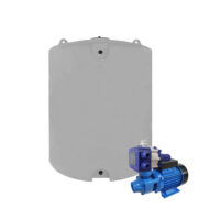 Kit Serbatoio 300 Litri Pompa 0,5hp Con Presscontrol