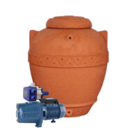 Kit Serbatoio 300 Litri Pompa 1,0hp Con Presscontrol