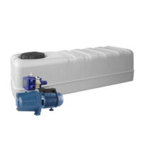 Kit Serbatoio 300 Litri Pompa 1,0hp Con Presscontrol