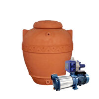 Kit Serbatoio 300 Litri Pompa 1,0hp con Presscontrol