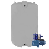 Kit Serbatoio 3000 Litri Pompa 1,0hp Con Presscontrol