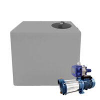 Kit Serbatoio 500 Litri Pompa 1,0hp Con Presscontrol