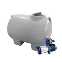 Kit Serbatoio 500 Litri Pompa 1,0hp Con Presscontrol