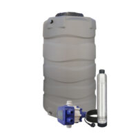 Kit Serbatoio 750 Litri Pompa 1,0hp Con Presscontrol