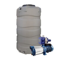 Kit Serbatoio 750 Litri Pompa 1,0hp con Presscontrol
