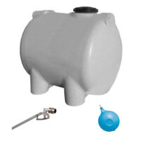 Serbatoio Orizzontale CON 2000Litri grigio Telcom