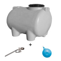 Serbatoio Orizzontale CON 500Litri Grigio Telcom