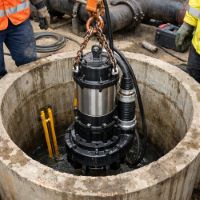 Pompe sommerse monofase per fognatura